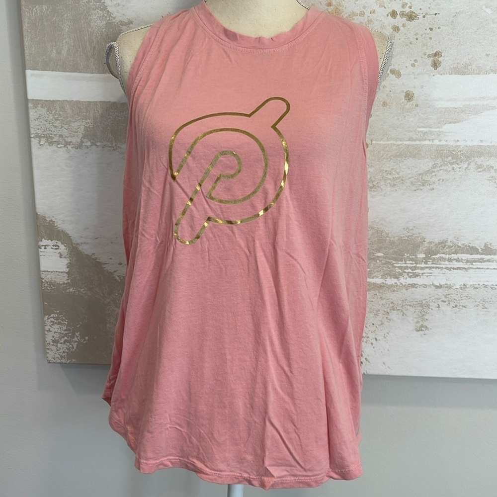 Baby Pink/Pale Peach Peloton Tank Top